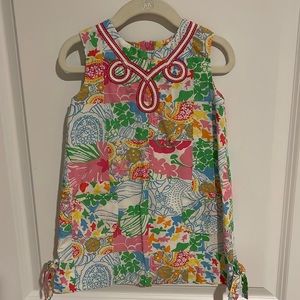 EUC size 3 Lilly Pulitzer patchwork print shift dress